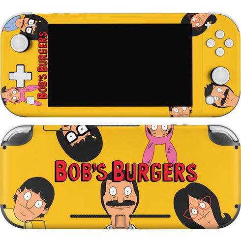 Bobs Burgers Stare Nintendo Switch Lite Skin